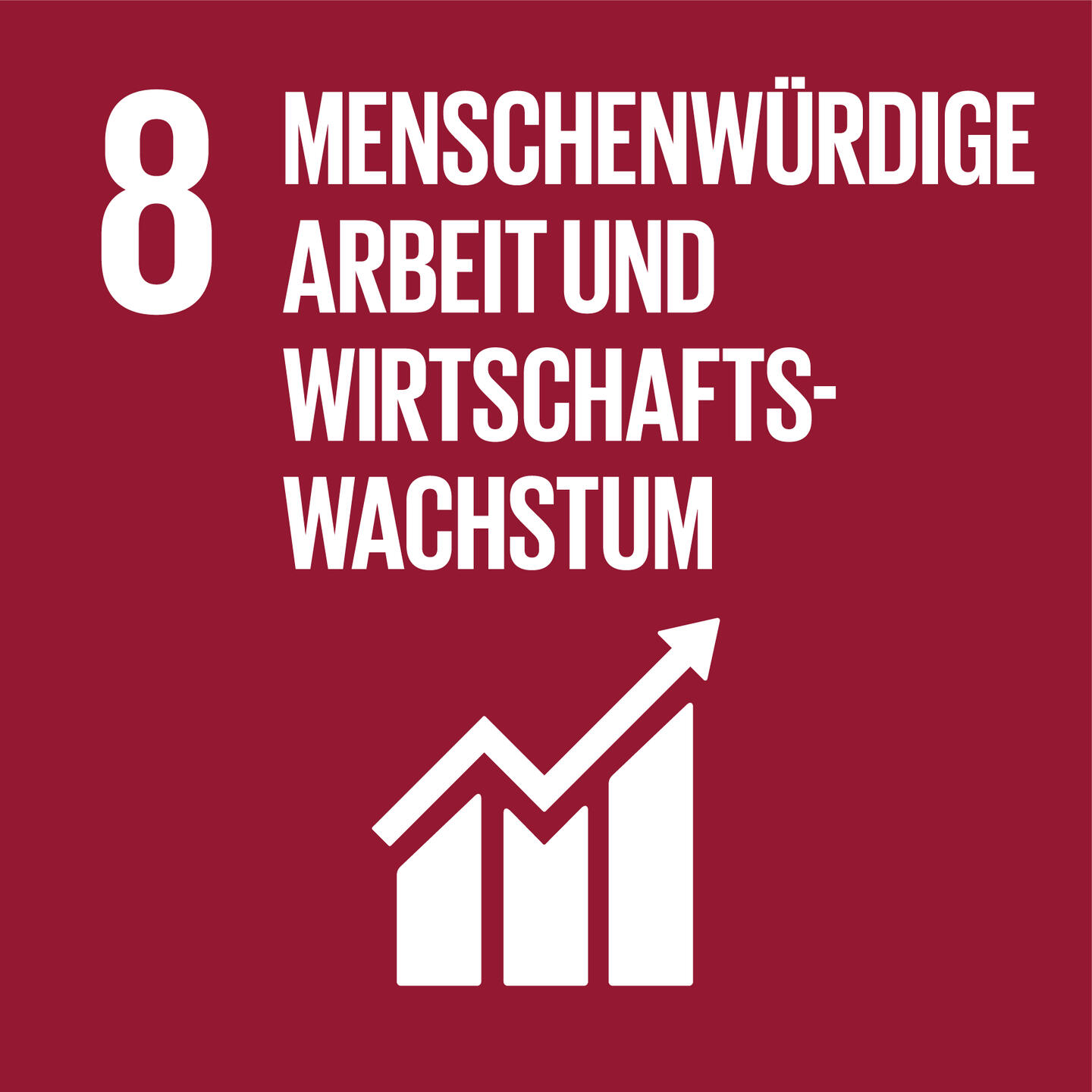 Logo SDG 8