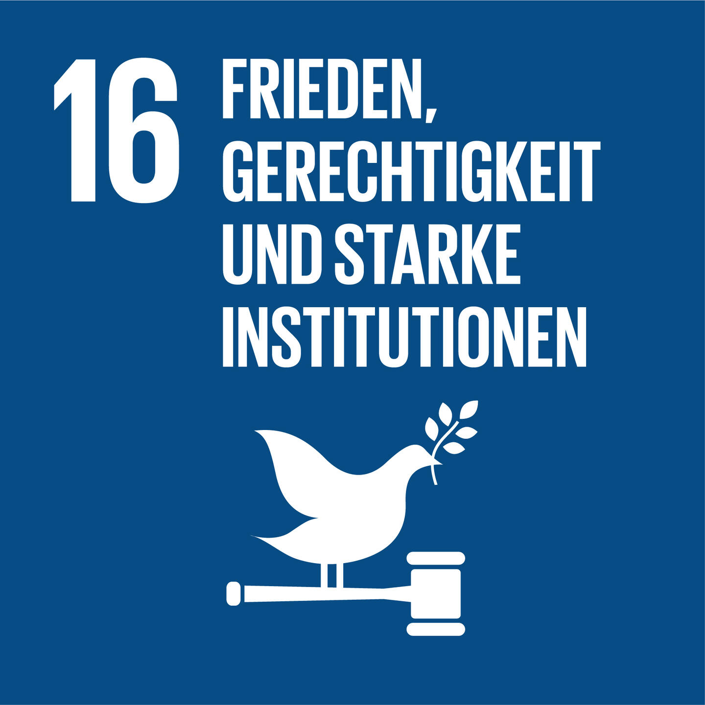 Logo SDG 16