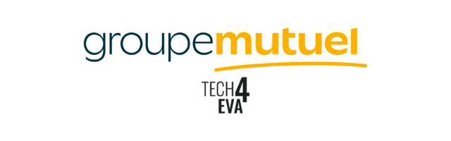 Logo groupe mutuel und Tech4Eva