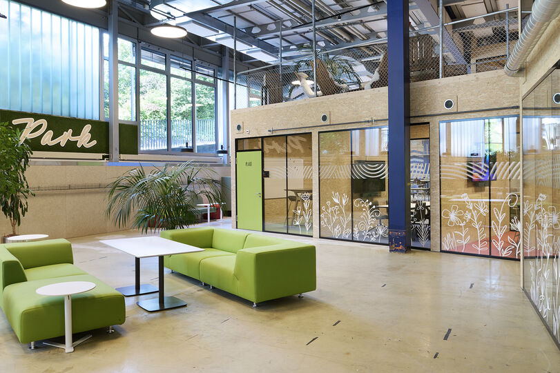 Das Provisorium als Symbol für neue Arbeitsformen